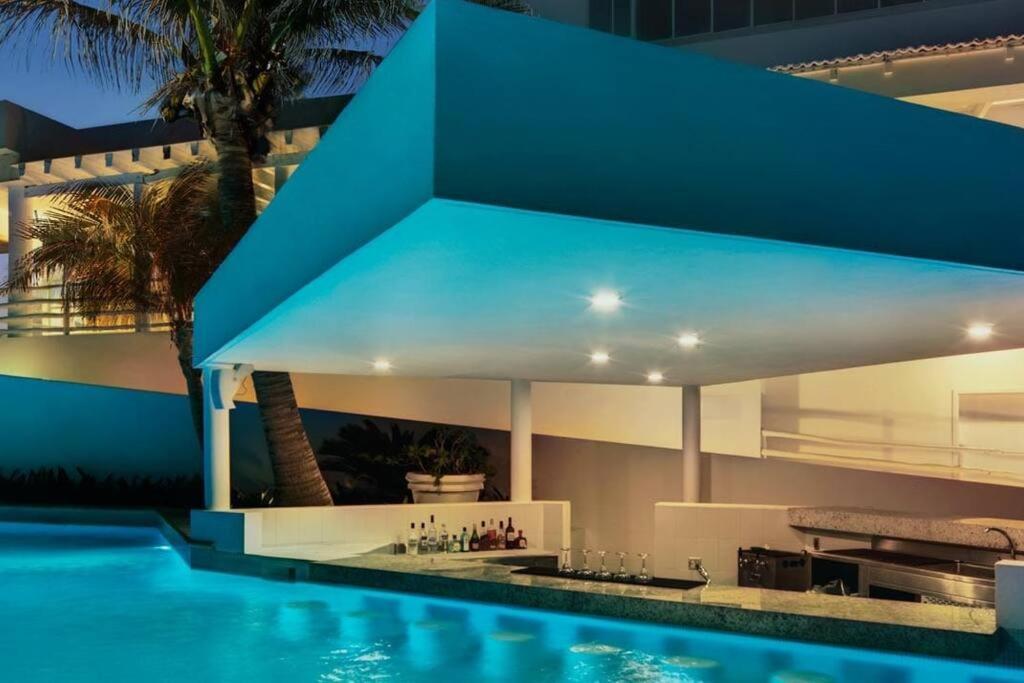 Hermoso Estudio Frente Al Mar, Balcon, Gym 3504 Cancun Exterior photo